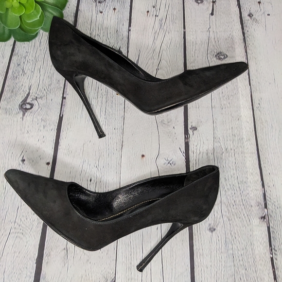 SERGIO ROSSI Suede Heels - Picture 4 of 17